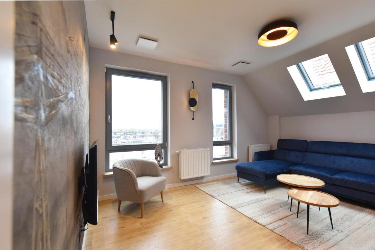 River'S Touch Apartament Grand Z Widokiem Na Odre Stettin Exterior foto